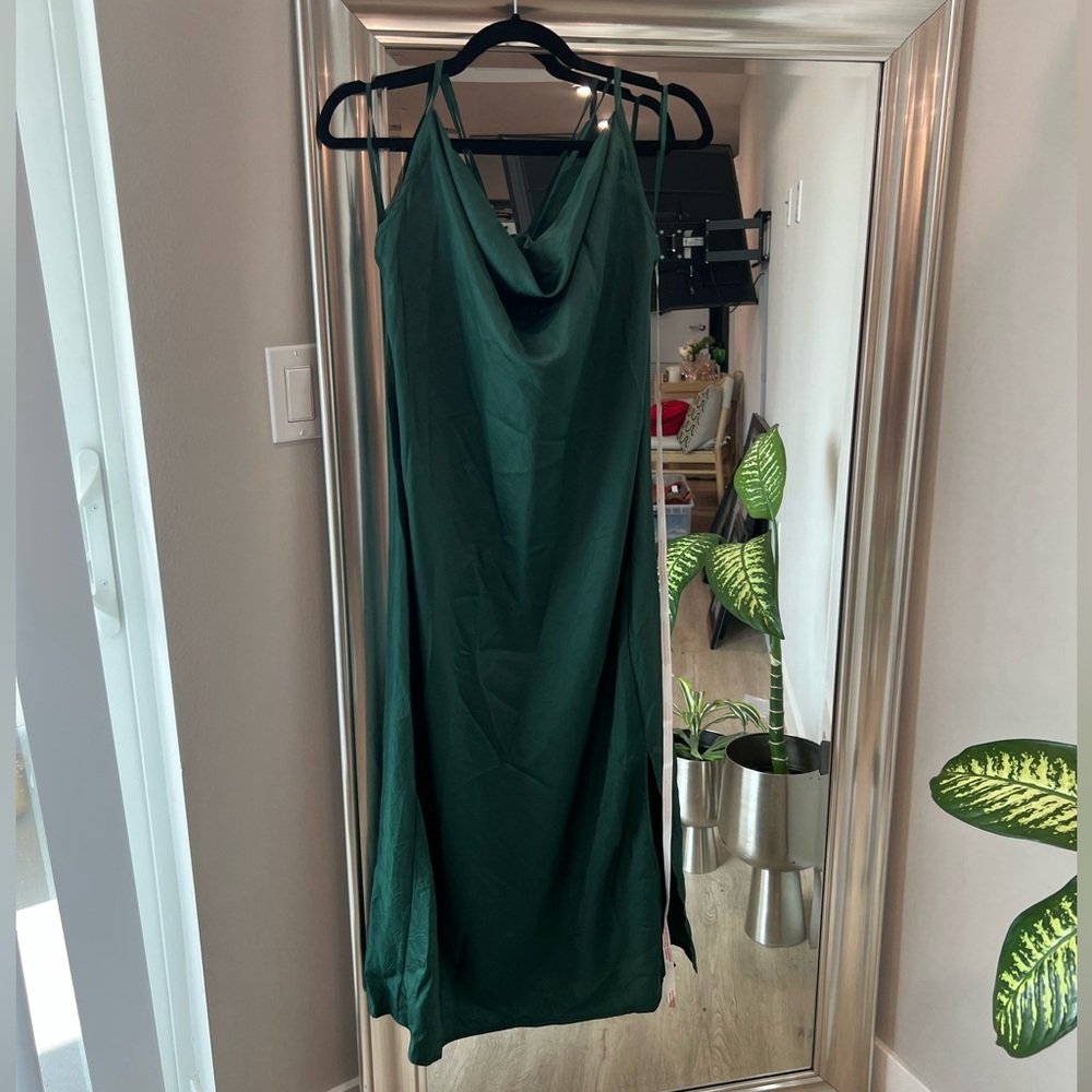 Missguided cowl cami midi dress